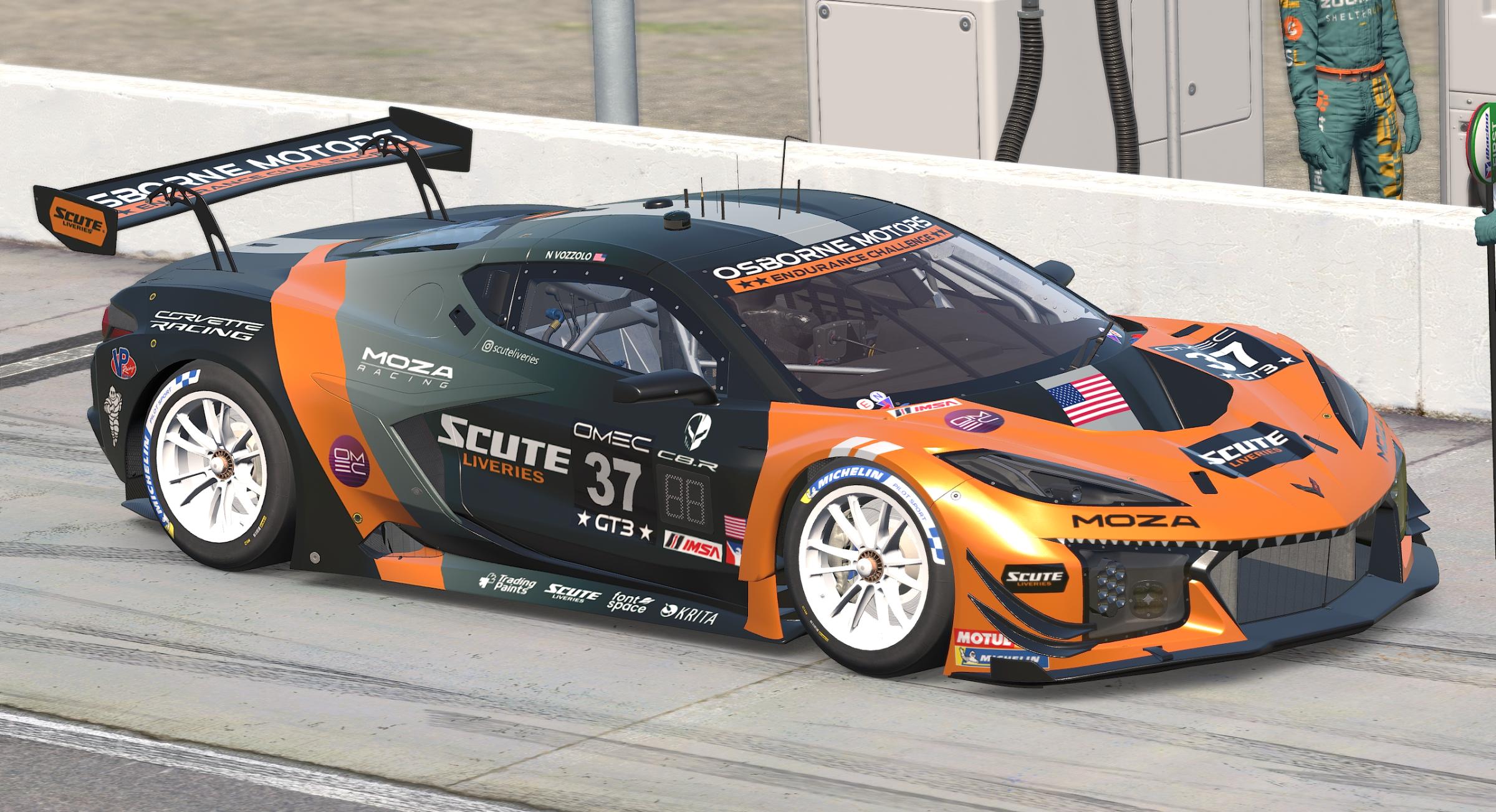 Preview of Scute Liveries Chevrolet Corvette GT3 "Agama" v1.0 by Patrick Cantrell