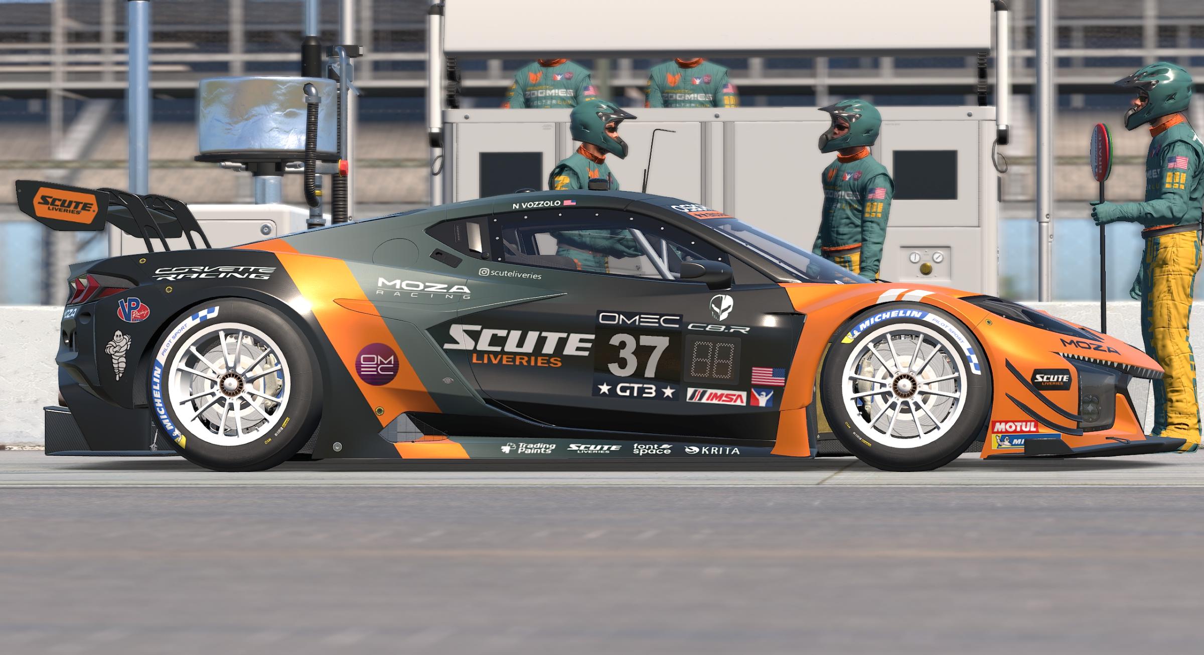Preview of Scute Liveries Chevrolet Corvette GT3 "Agama" v1.0 by Patrick Cantrell