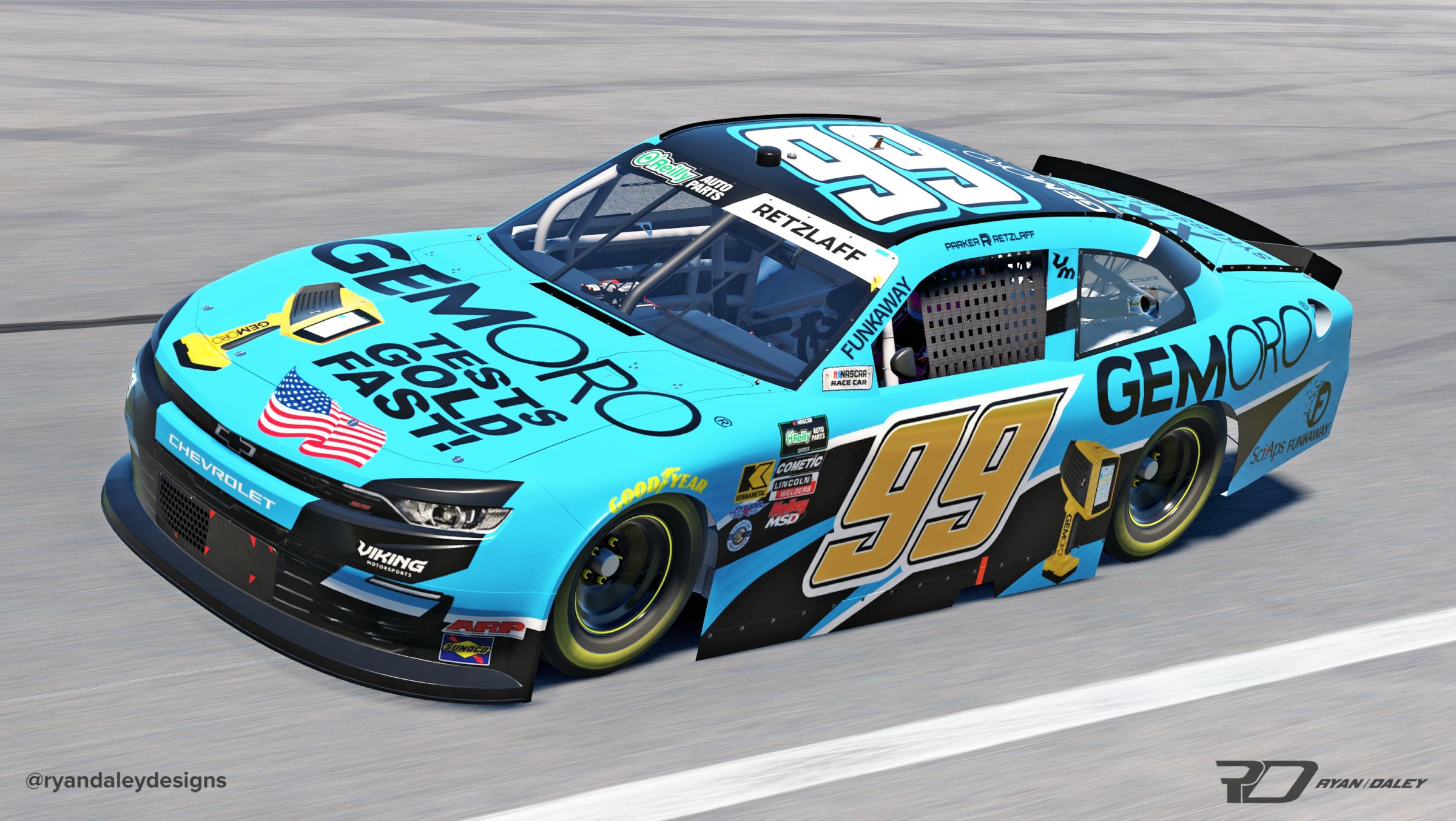 Preview of Official 2026 #99 Parker Retzlaff GEMORO With Num by Ryan Daley