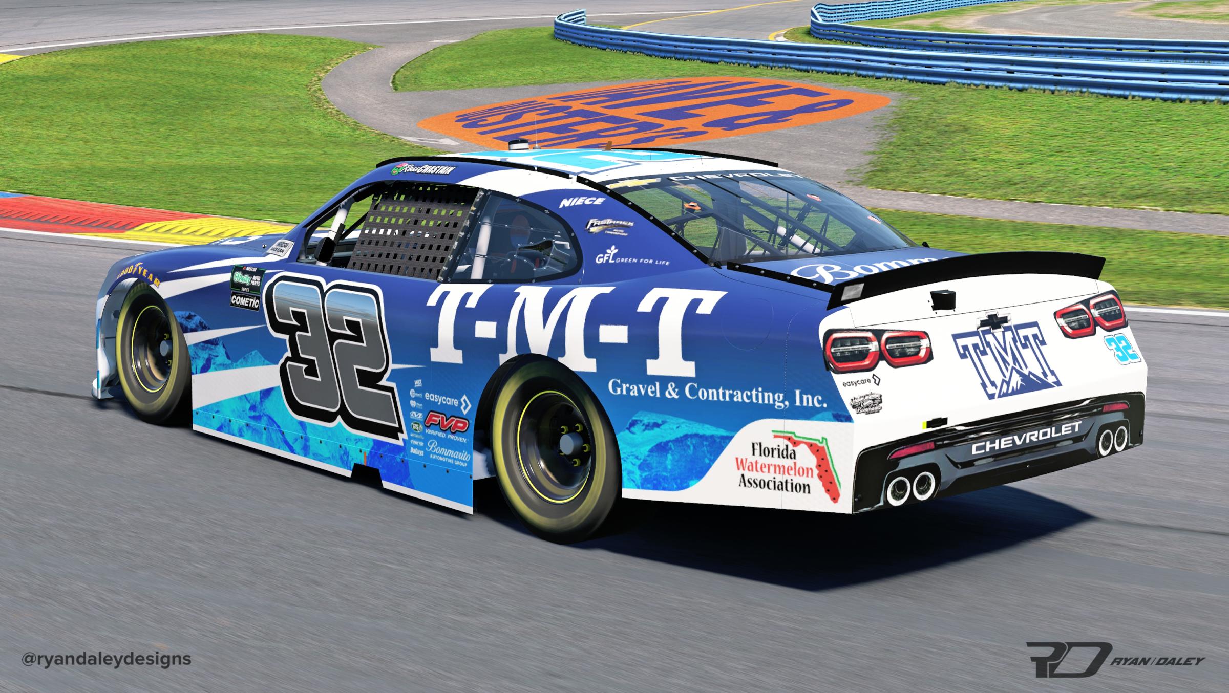 Preview of Official 2026 #32 Ross Chastain T-M-T Gravel No Numbers by Ryan Daley