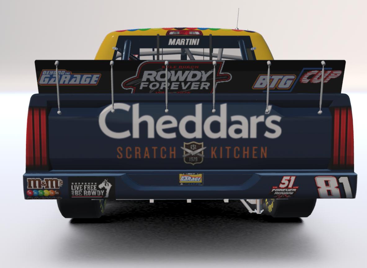 Preview of Gacha Racing 18 BTG Cup Kyle Busch Memorial Truck by Logan Martini