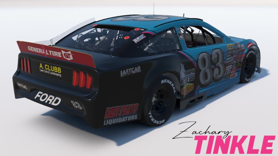 Preview of 2026 Clubb Racing Inc #83 placeholder / concept by Zachary Tinkle