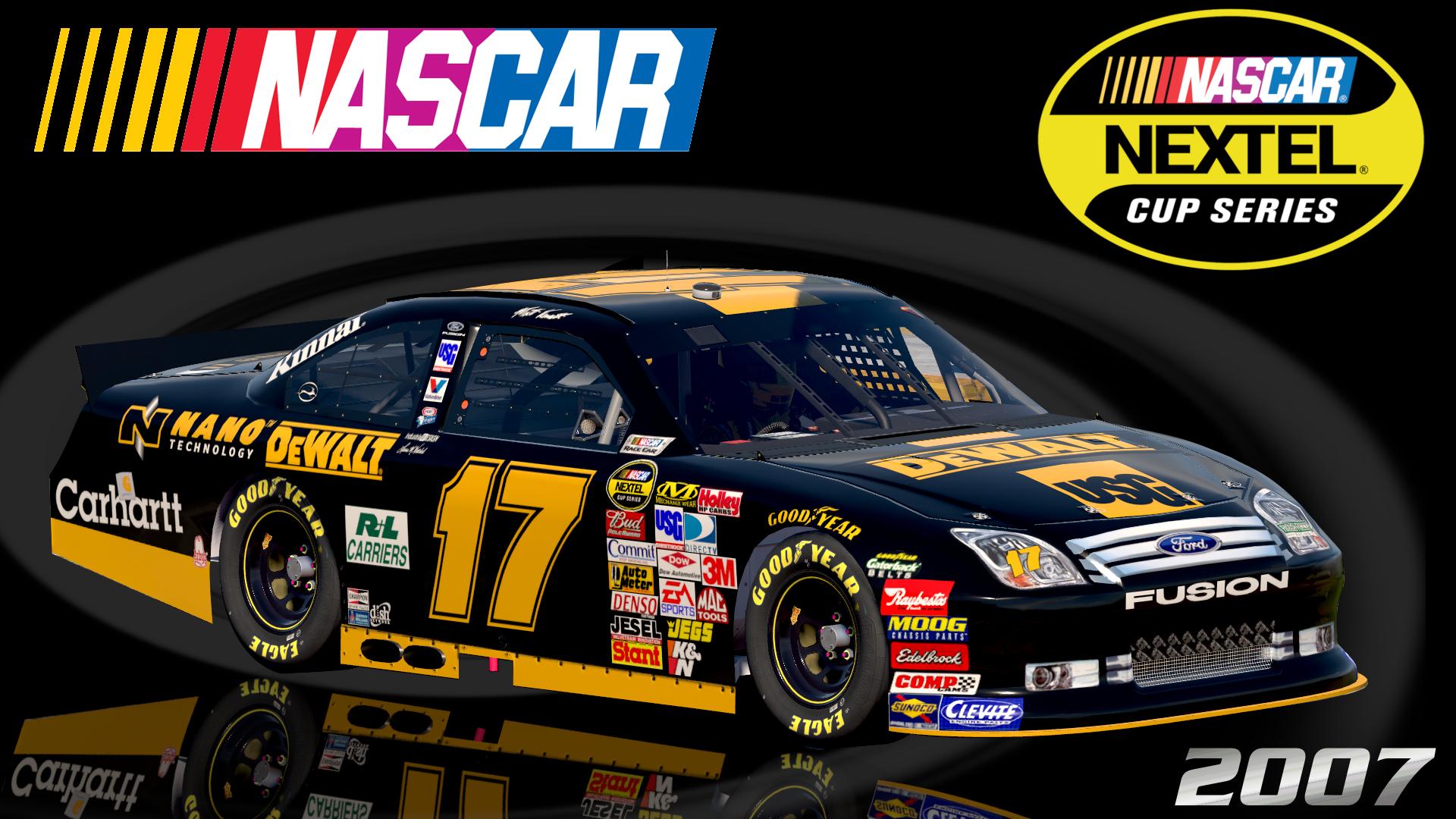 Preview of #17 Matt Kenseth 2007 Dewalt Nano v2 Ford Fusion COT by Christian Budd