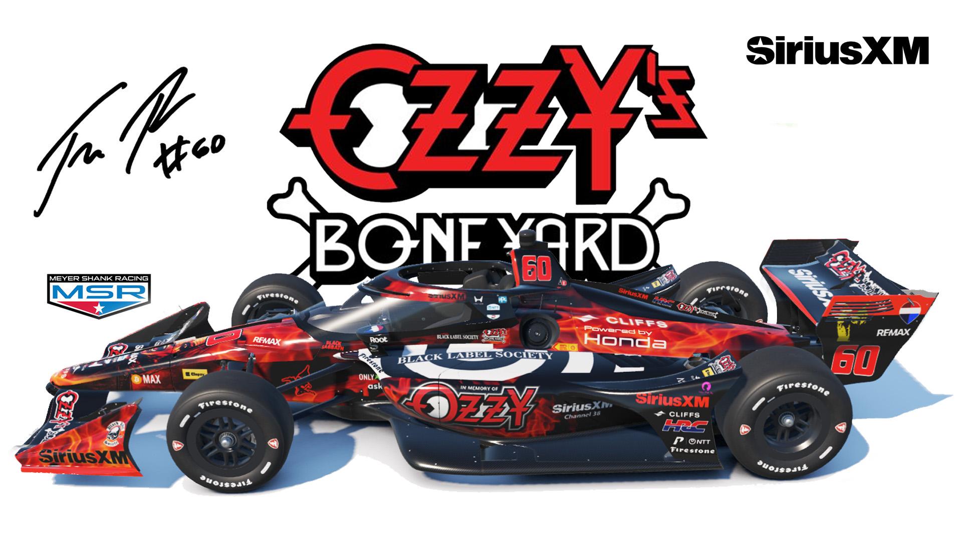 Preview of Felix Rosenqvist - 2026 Mid Ohio Livery - Ozzy Ozborn - Ozzys Boneyard - Sirus XM by Thomas Hailey Jr