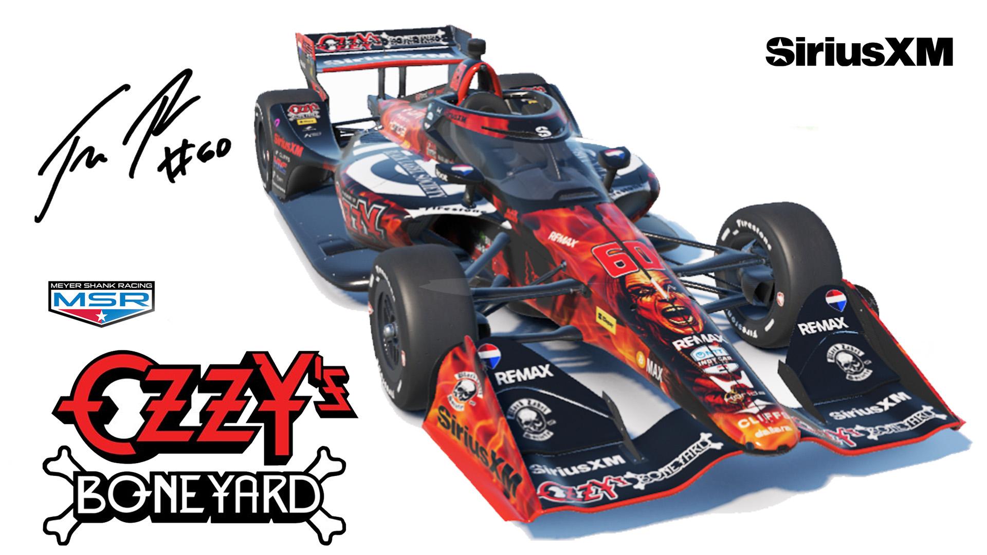 Preview of Felix Rosenqvist - 2026 Mid Ohio Livery - Ozzy Ozborn - Ozzys Boneyard - Sirus XM by Thomas Hailey Jr