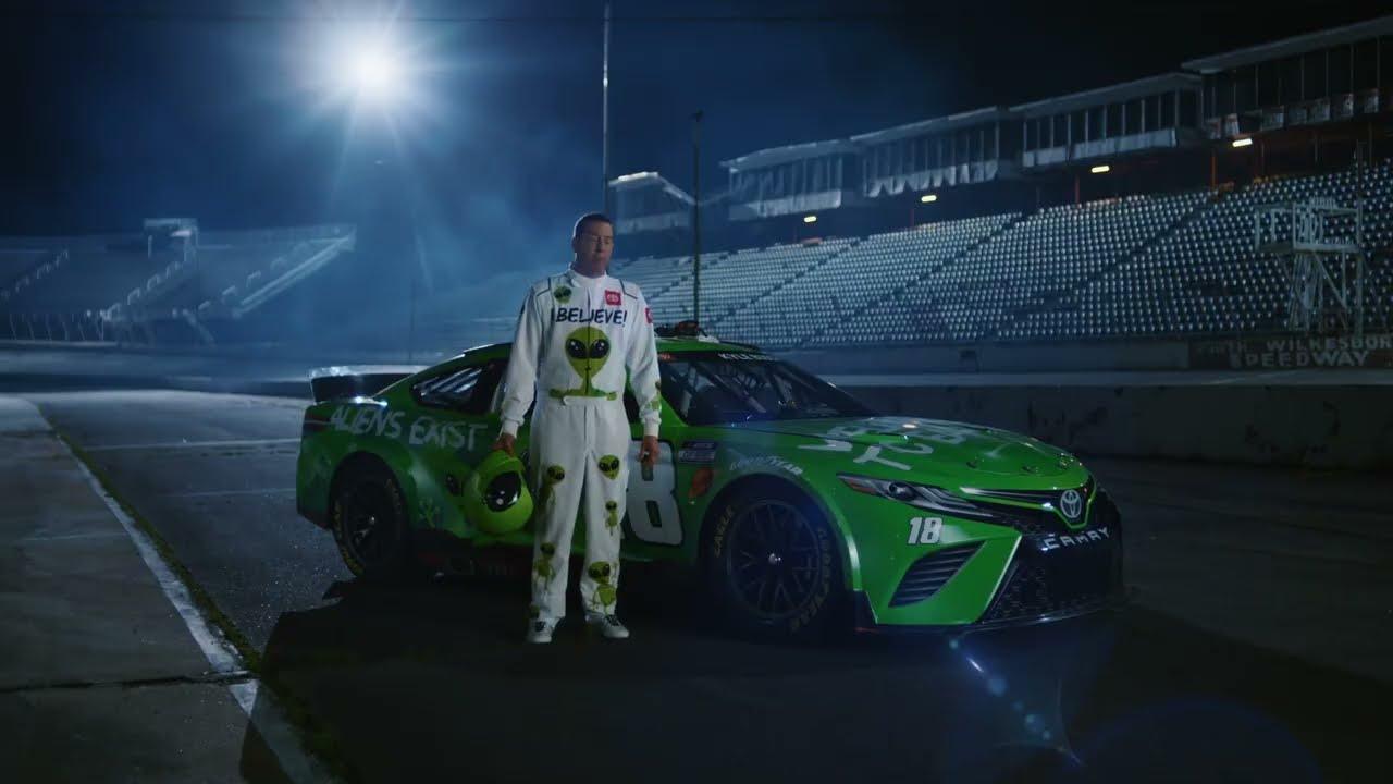 Preview of Kyle Busch alien sponsafier concept scheme NO number by Gavin V McDonald