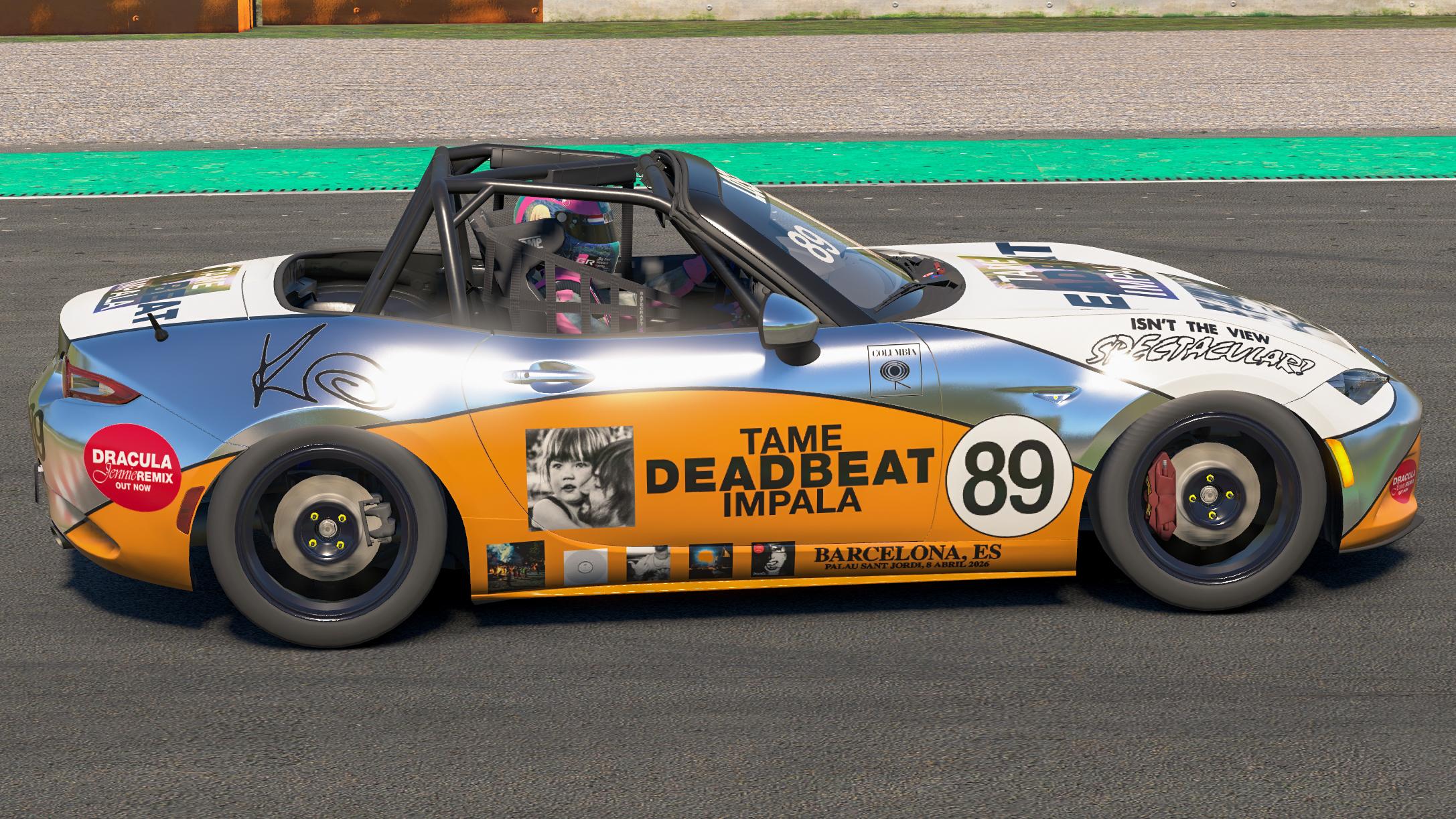 Preview of Tame Impala Deadbeat Global Mazda MX-5 Cup by Jasper De Jong