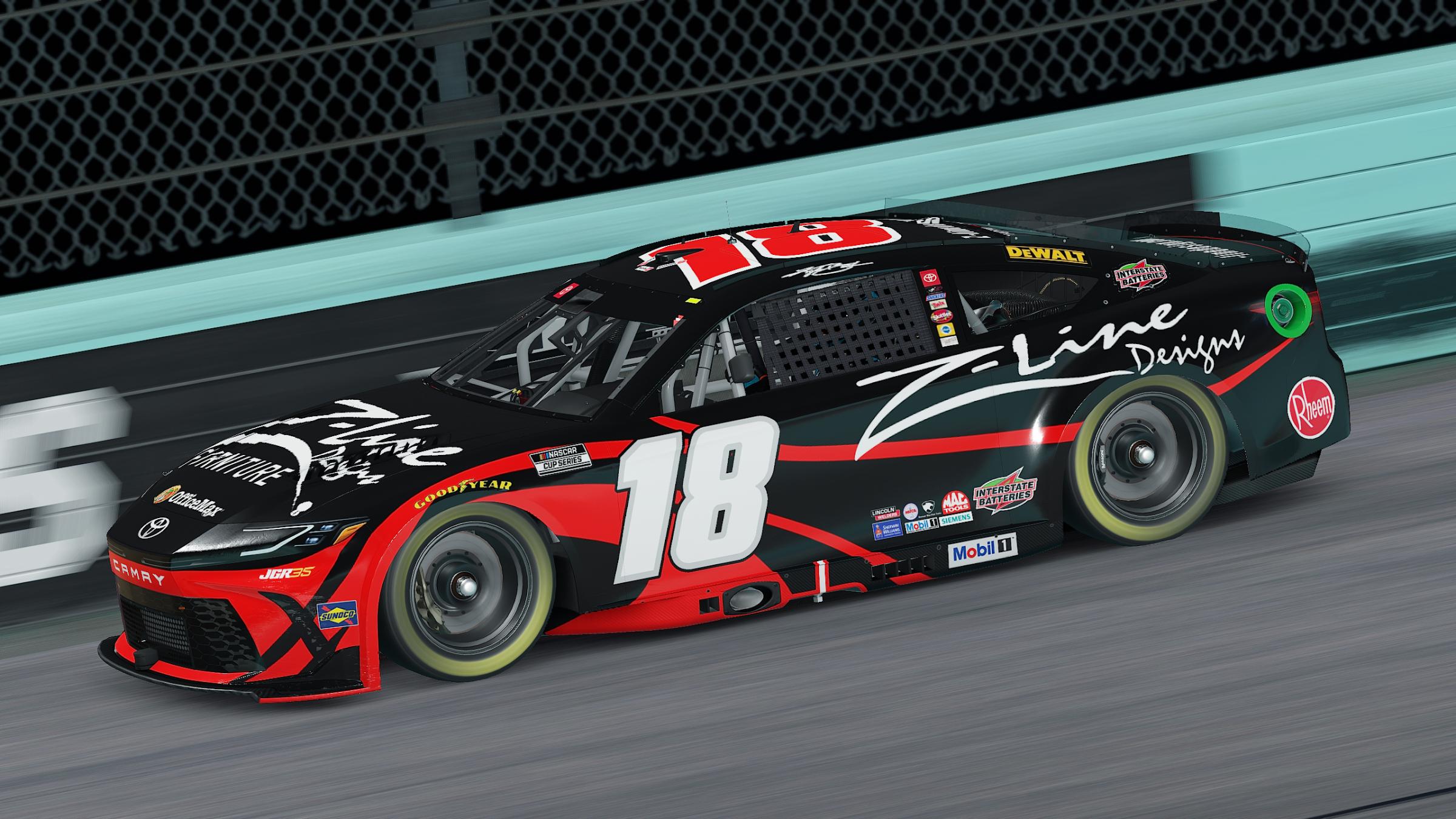 Preview of Kyle Busch 2026 Z Line Designs Furniture Cup Camry (Custom Numbers) by Aledam Contreras