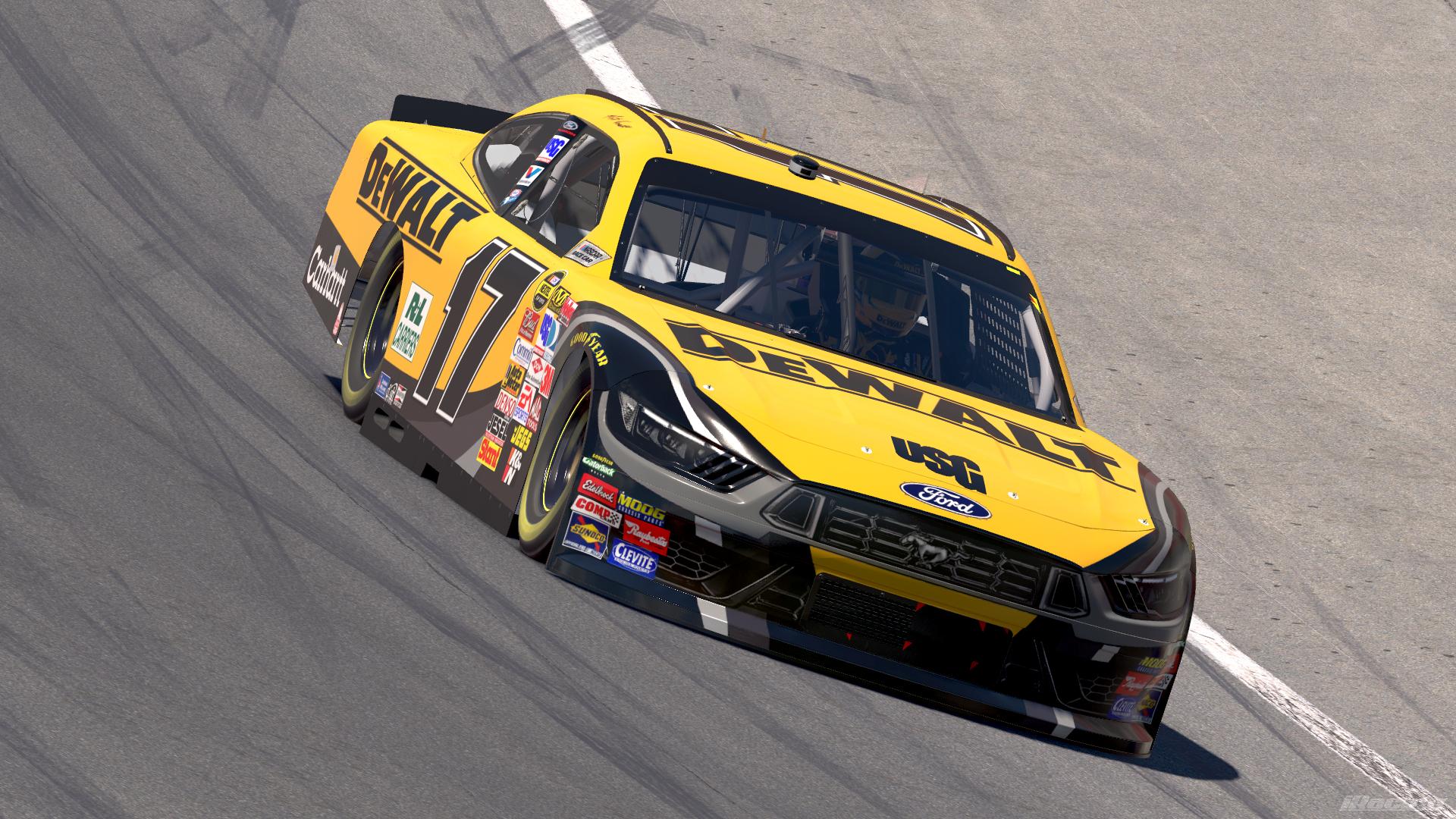 Preview of (Fictional) #17 Matt Kenseth 2007 Dewalt Ford Mustang Sim Stamped Number by Christian Budd