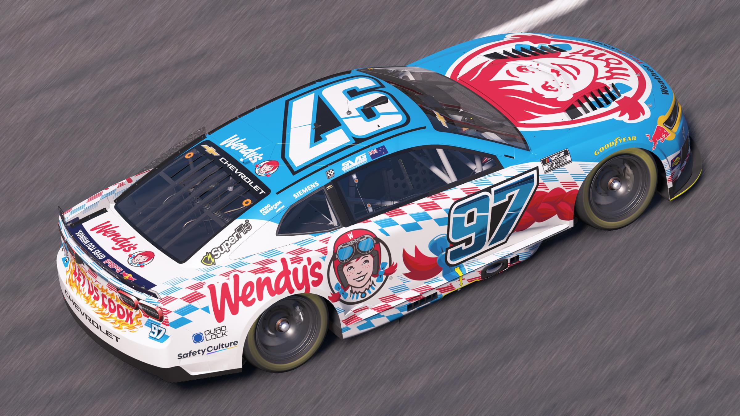 Preview of Shane van Gisbergen Trackhouse Racing Wendys by Mick J.