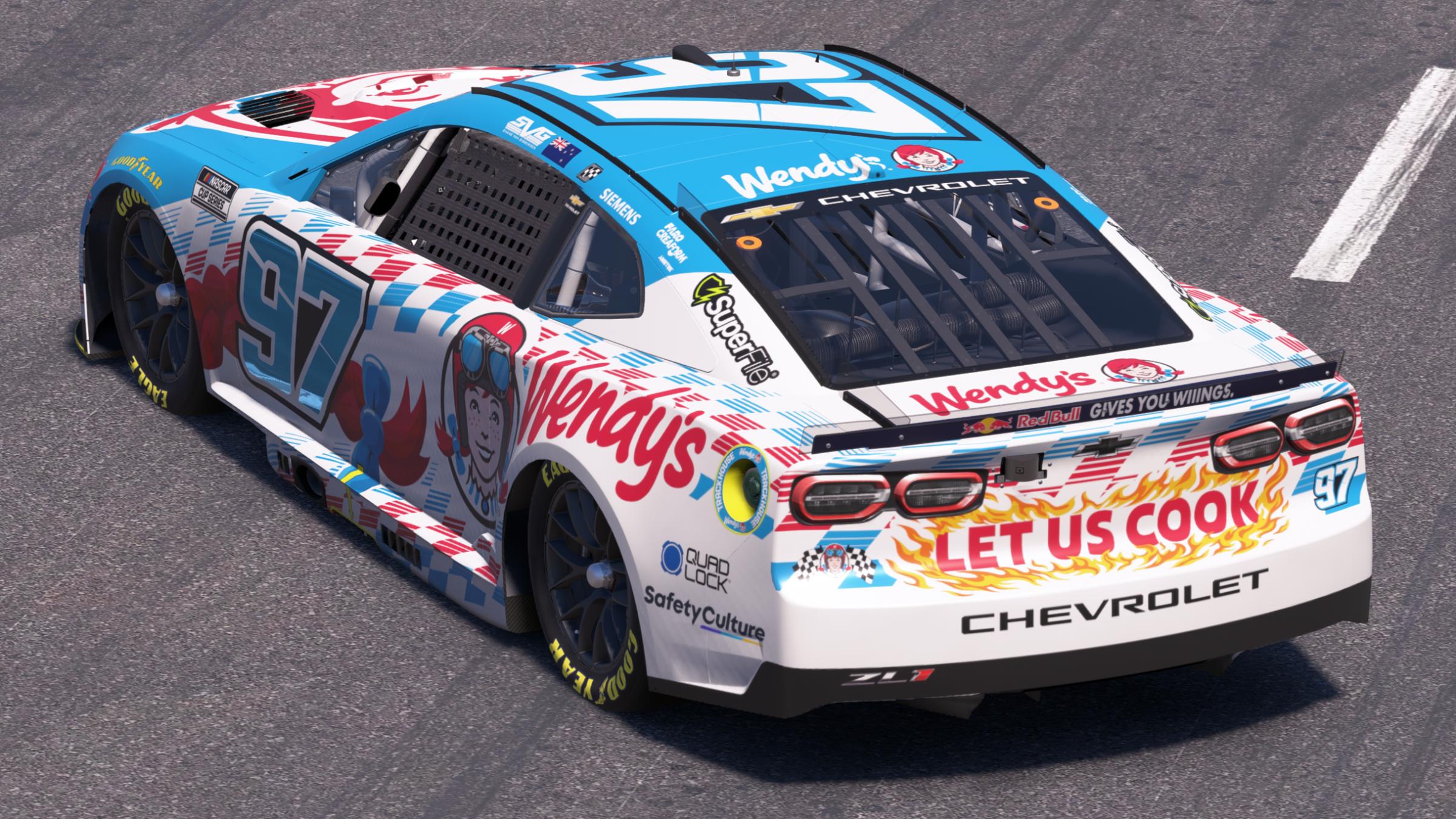 Preview of Shane van Gisbergen Trackhouse Racing Wendys by Mick J.
