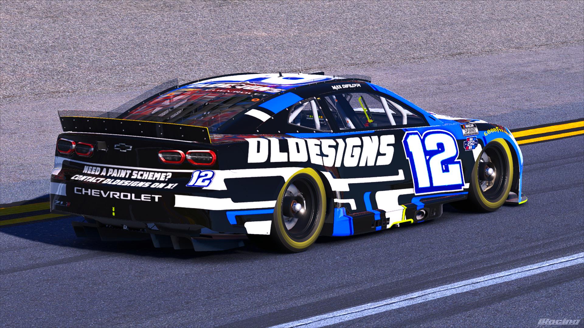 Preview of #12 DLDesigns Chevy Next Gen by Daniel Selway Jr