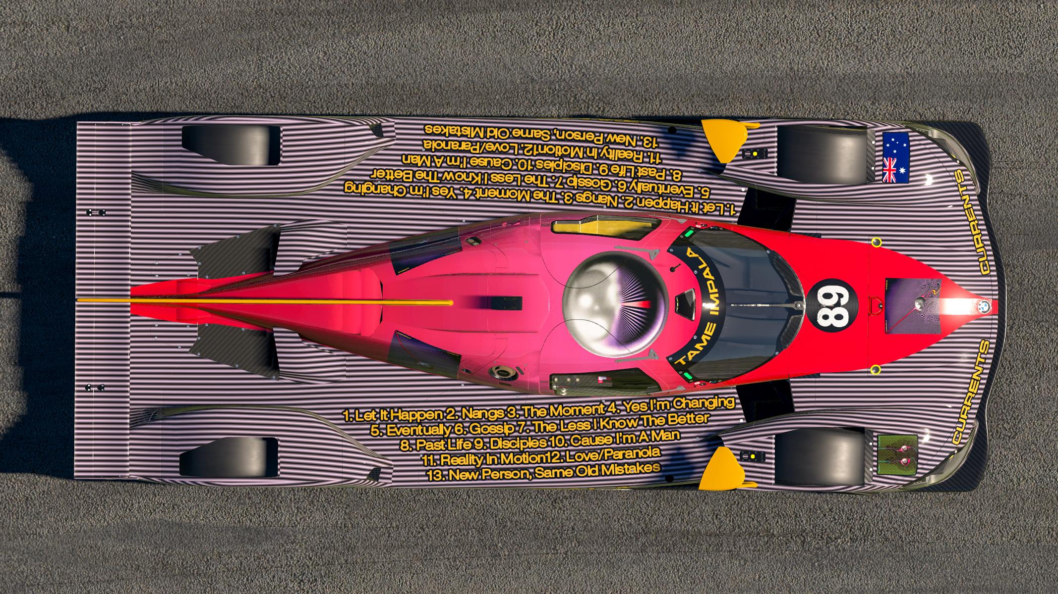 Preview of Tame Impala Currents BMW M Hybrid V8 Evo by Jasper De Jong