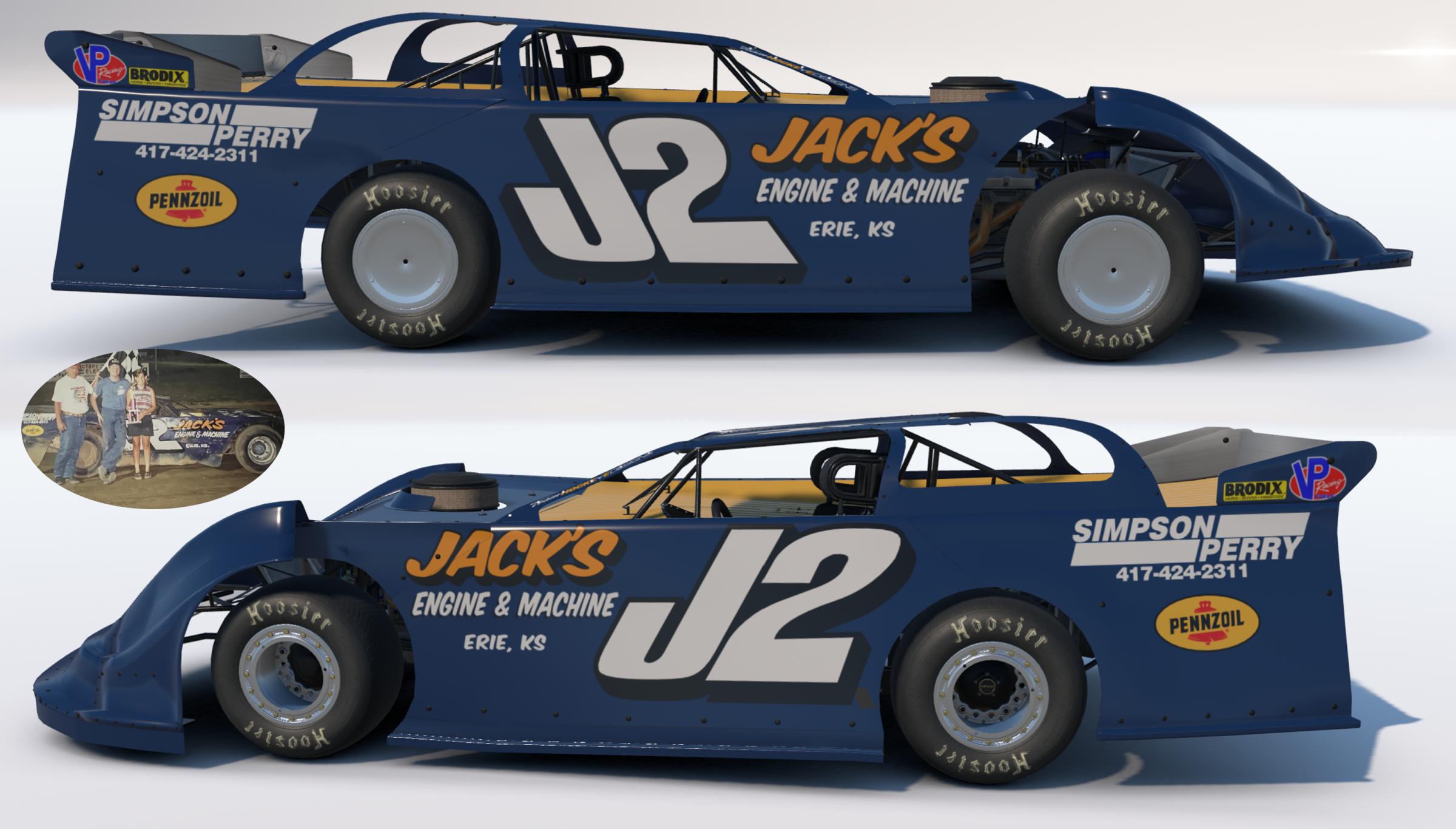 Preview of Dirt Late Model Jack Simmons by Jerry Hockett