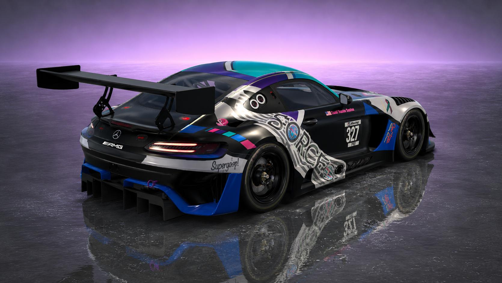 Preview of Force - Facing Hereditary Cancer EMPOWERED Merc AMG GT3 by Bill Shurmatz