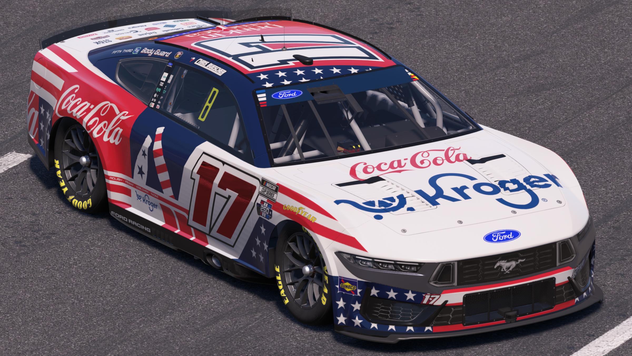 Preview of Chris Buescher RFK Racing Coca-Cola America 250 by Mick J.