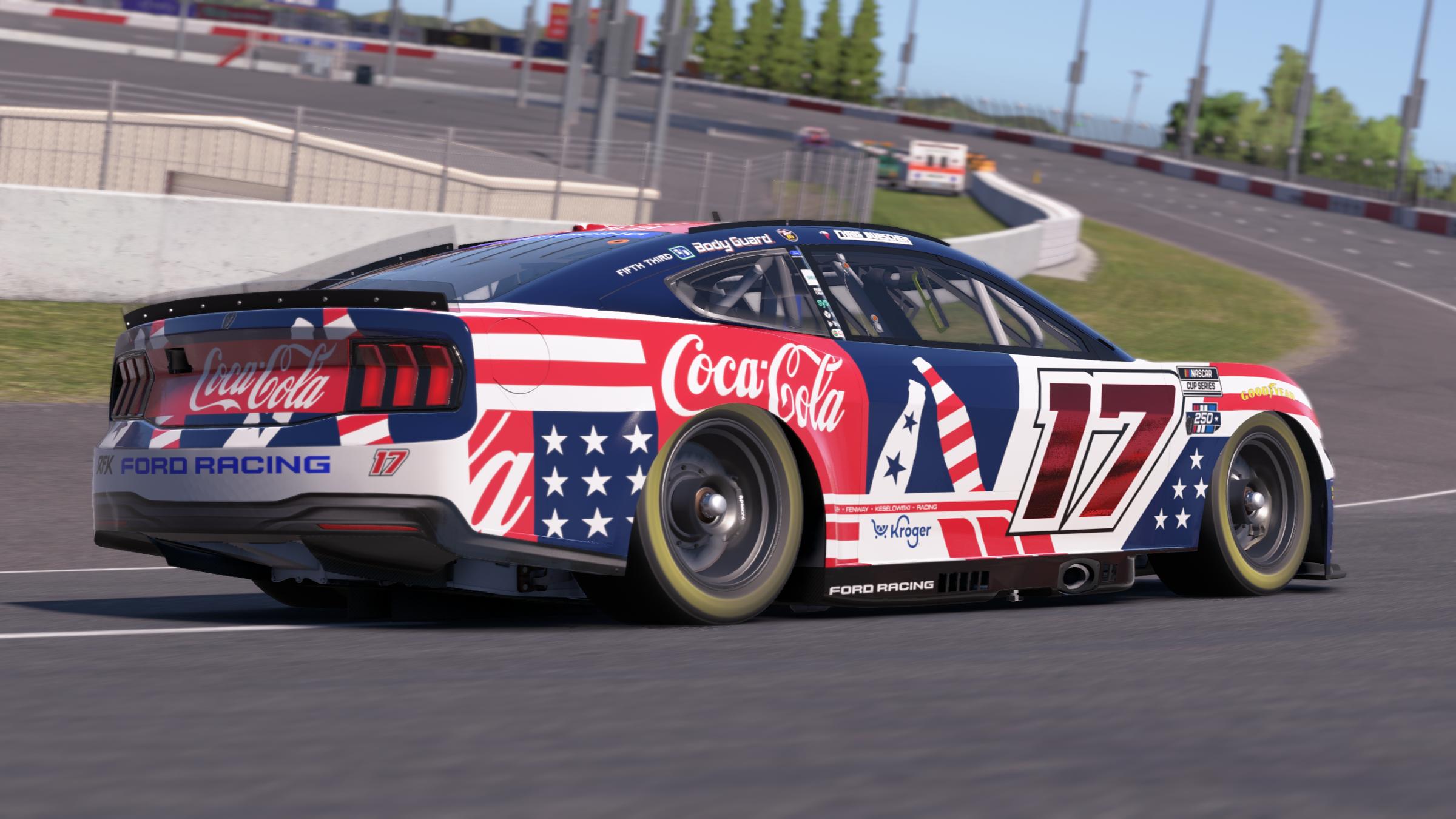 Preview of Chris Buescher RFK Racing Coca-Cola America 250 by Mick J.