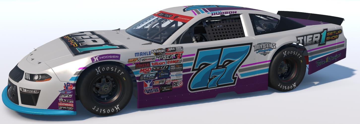 Preview of Eric Hudson #777 Tier 1 Setup Shop, Mystic Transports Late Model Stock 2026 by Jon Gutekunst