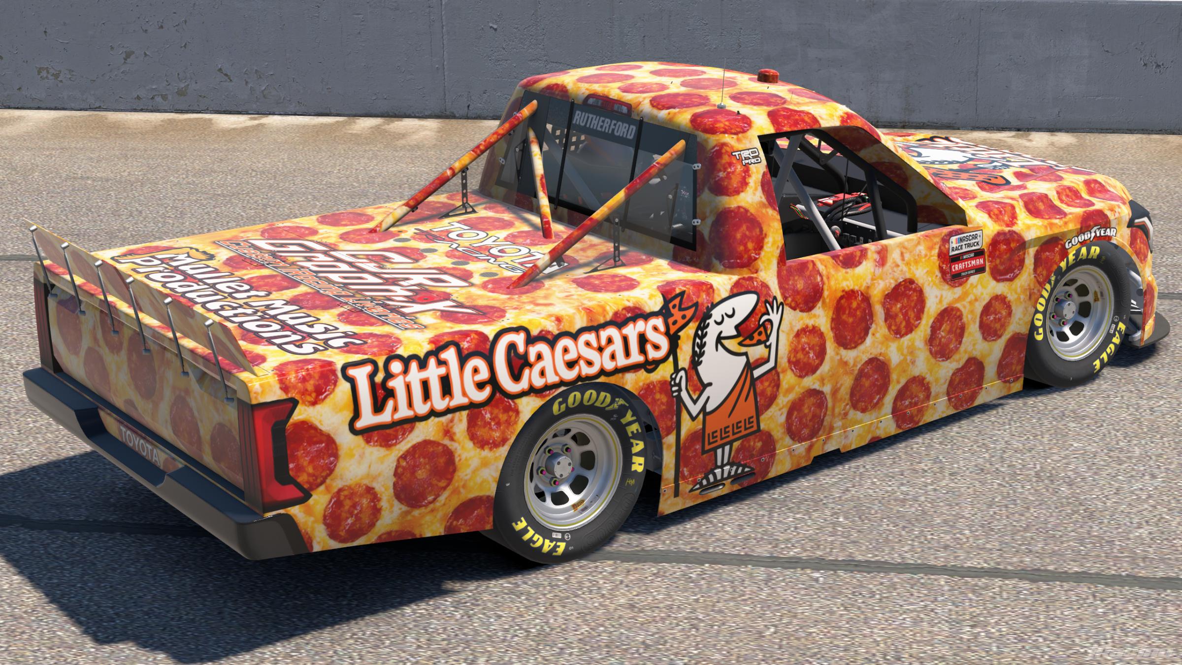 Preview of Little Caesars Tundra Public, Blank Number by Corey Rutherford