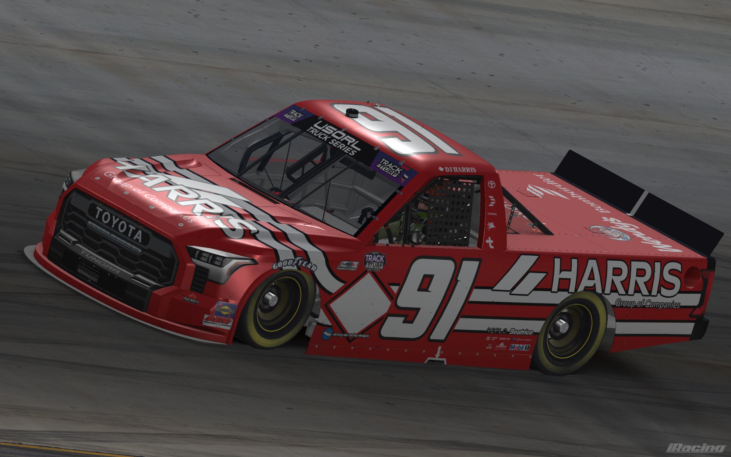 Preview of #91 - DJ Harris - Harris Group of Companies "Northern Stars" Toyota Tundra by Darrel Harris