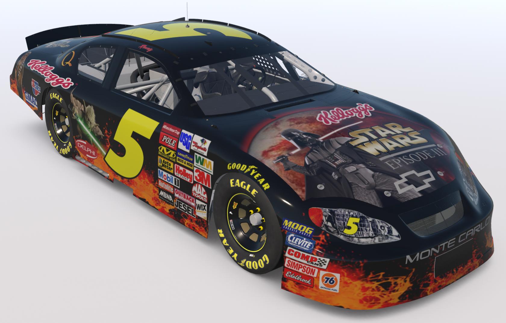 Preview of Kyle Busch Star Wars Episode 3 Custom Number 5 by Kyle Cleveland