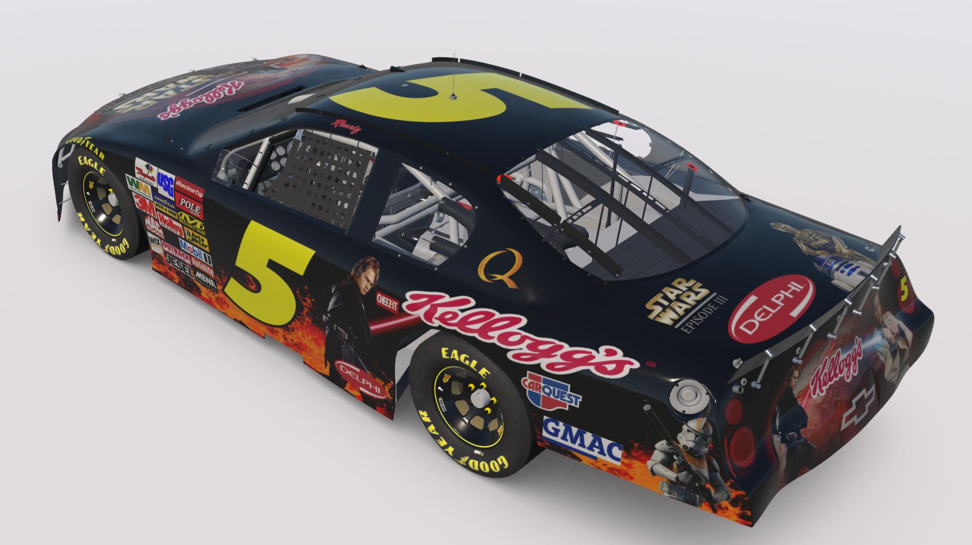Preview of Kyle Busch Star Wars Episode 3 Sim Stamped by Kyle Cleveland