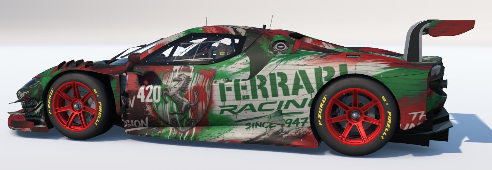 Preview of Graffiti Ferrari 296 GT3  by Todd Schwarz