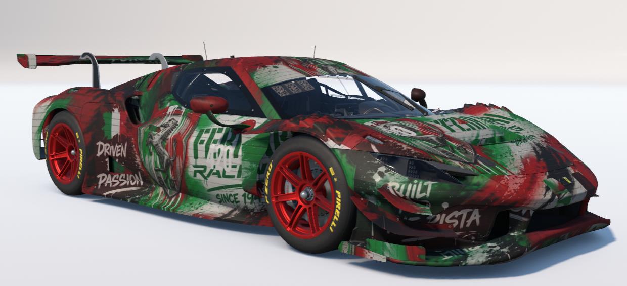 Preview of Graffiti Ferrari 296 GT3  by Todd Schwarz