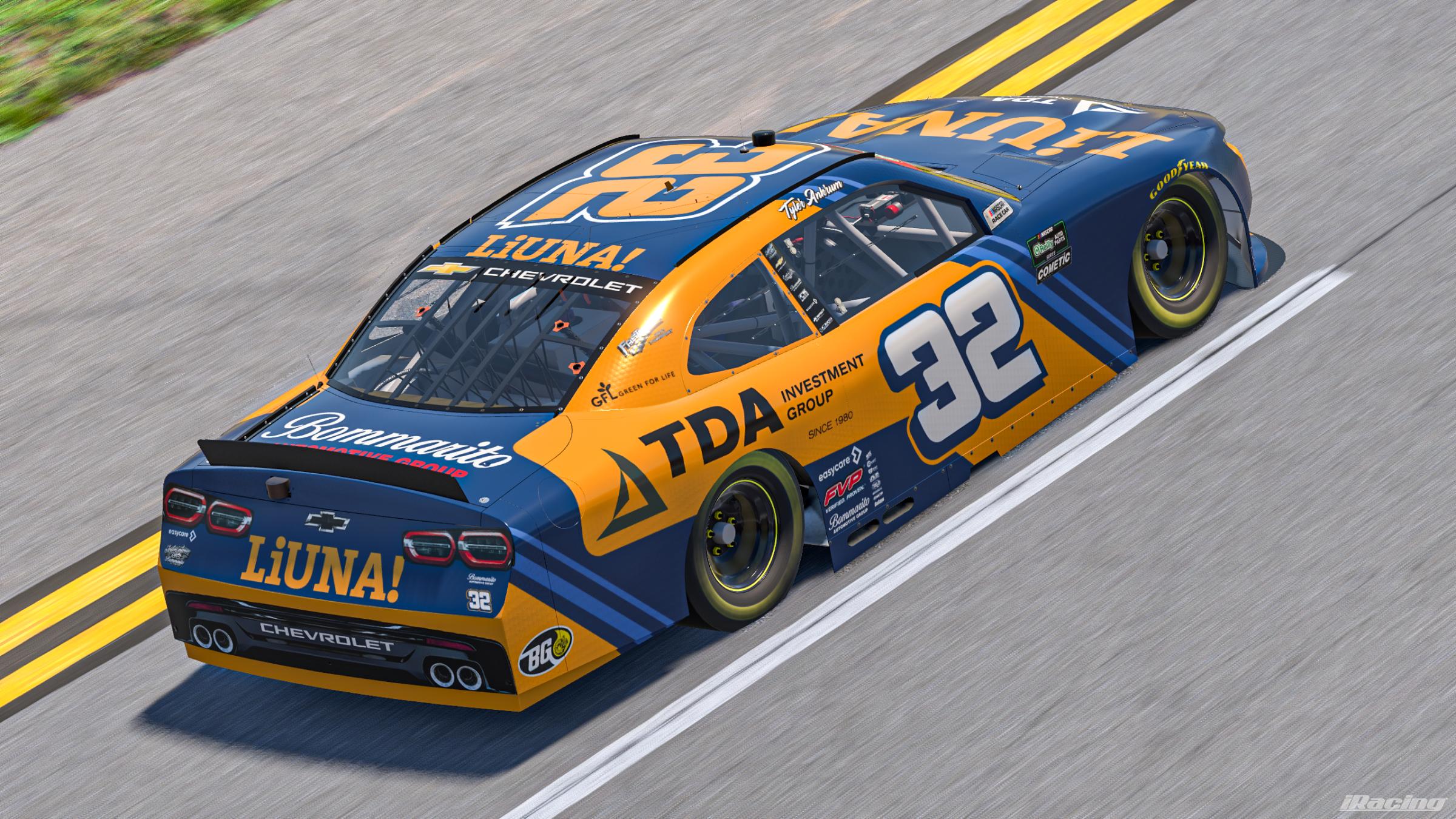 Preview of Official #32 Tyler Ankrum LIUNA/TDA Investment Group Custom Numbers by Justin Teel