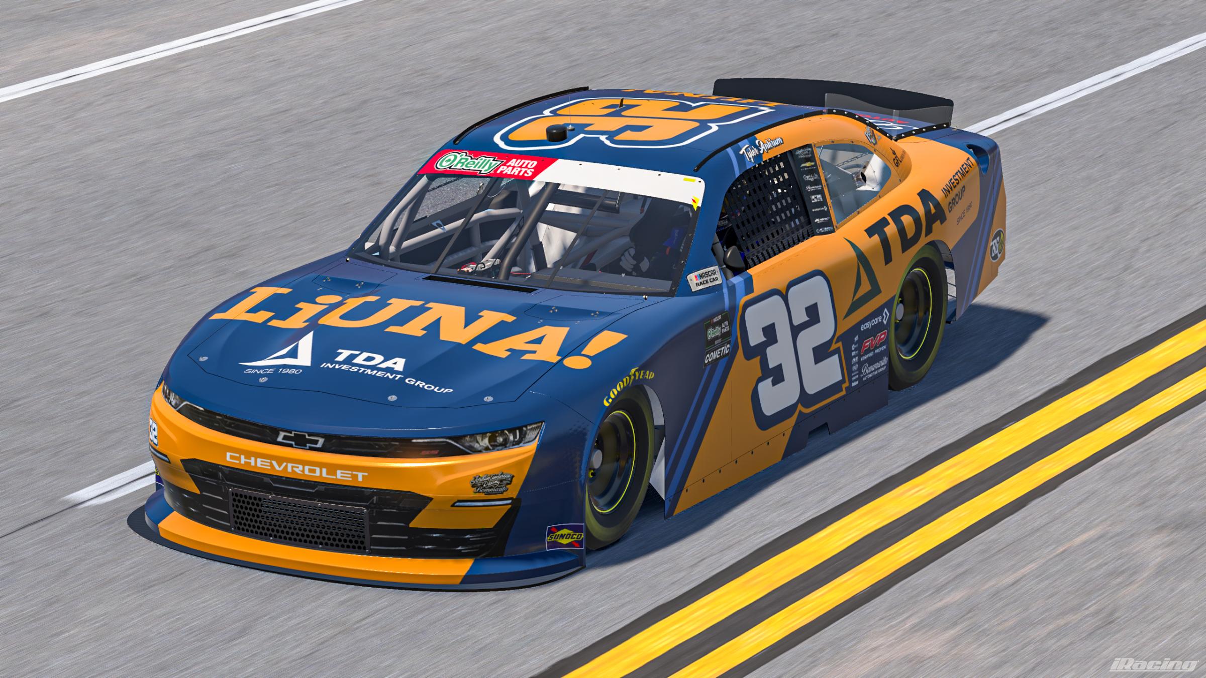 Preview of Official #32 Tyler Ankrum LIUNA/TDA Investment Group Custom Numbers by Justin Teel