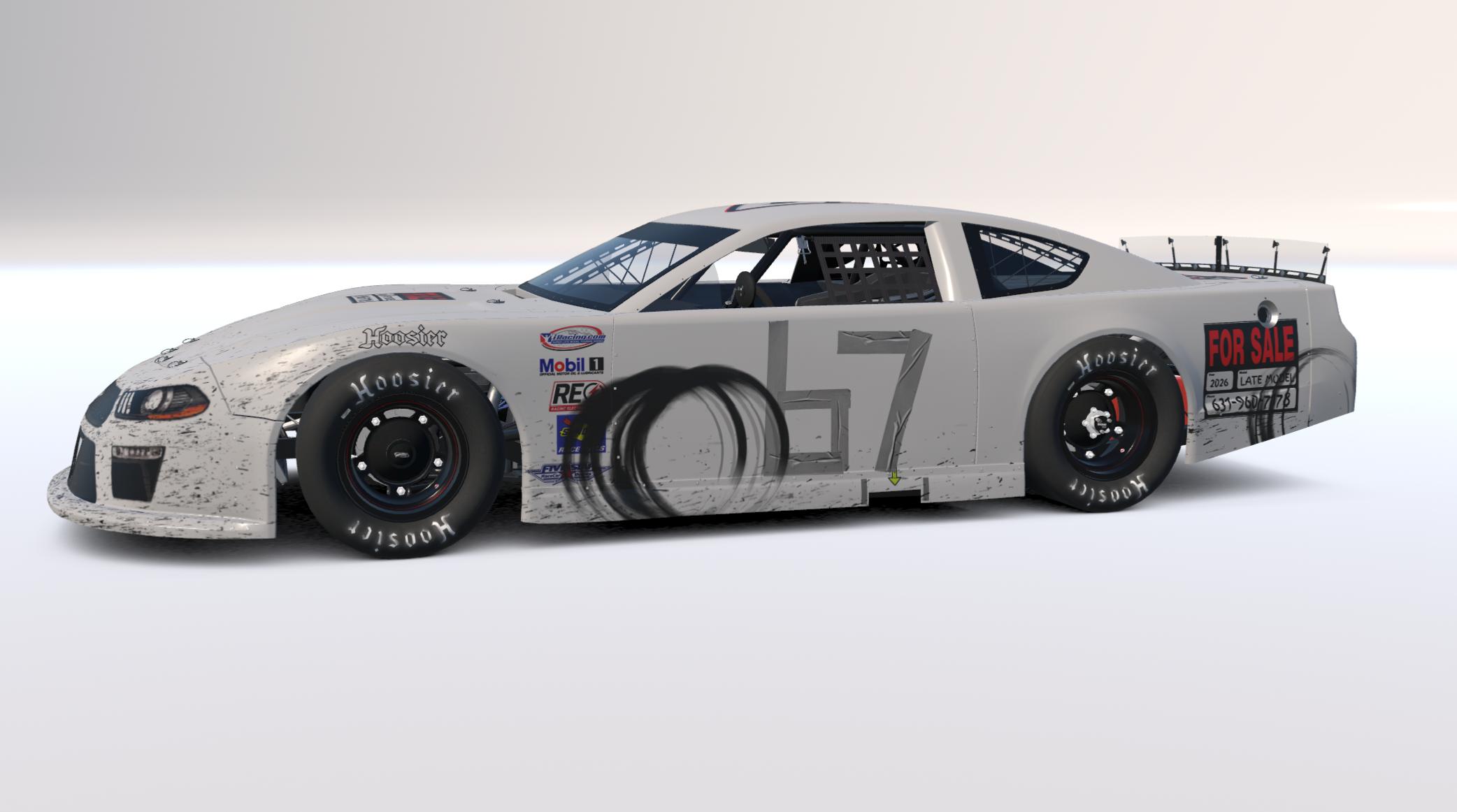 Preview of Used and Abused Late Model - WITH duct tape numbers by Bradley White6