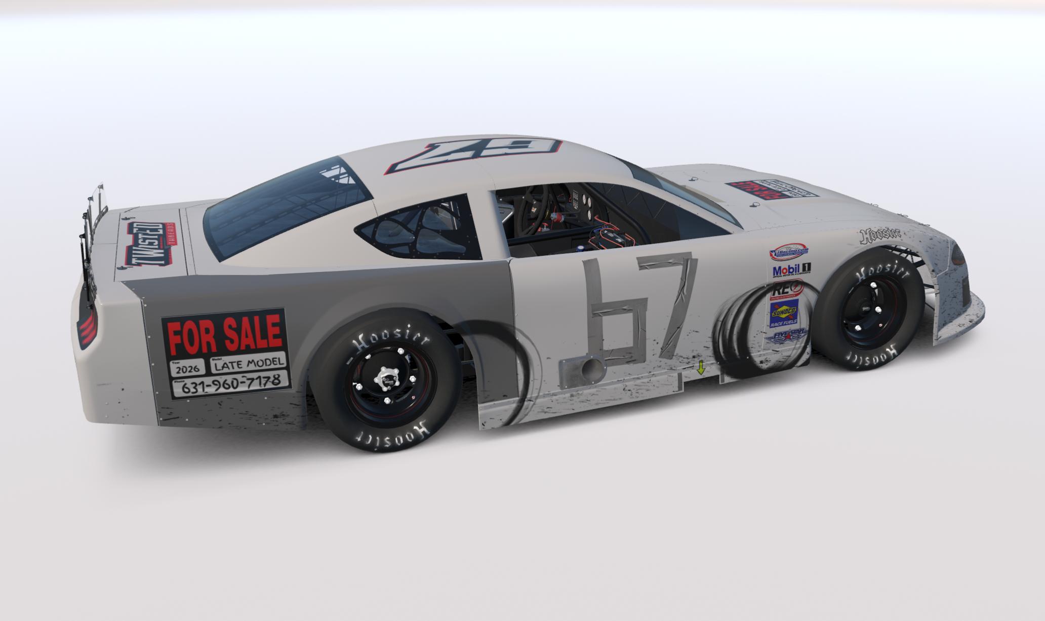 Preview of Used and Abused Late Model - WITH duct tape numbers by Bradley White6
