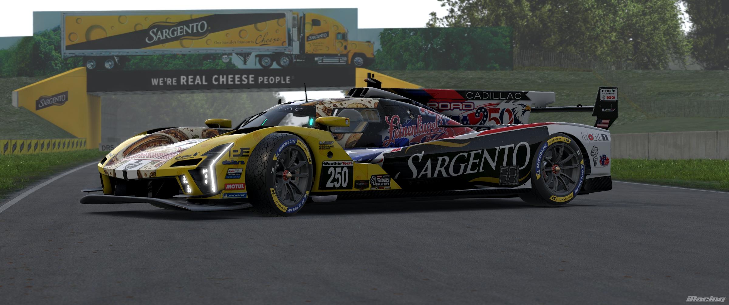 Preview of Bratillac GTCheese Sargento Cheese Johnsonville Brat Leinenkugels Road America 6Hour Cadillac V-Series.R GTP by Joshua JD Miller