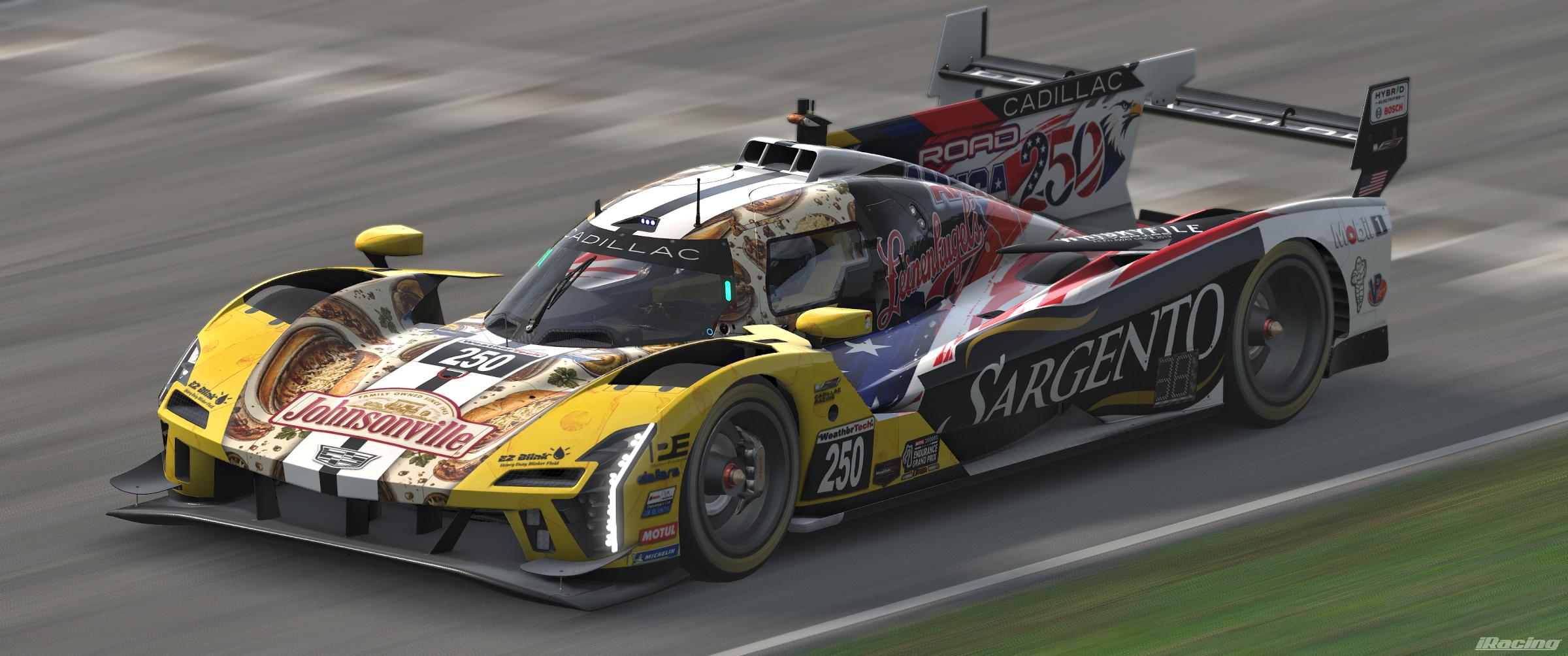 Preview of Bratillac GTCheese Sargento Cheese Johnsonville Brat Leinenkugels Road America 6Hour Cadillac V-Series.R GTP by Joshua JD Miller