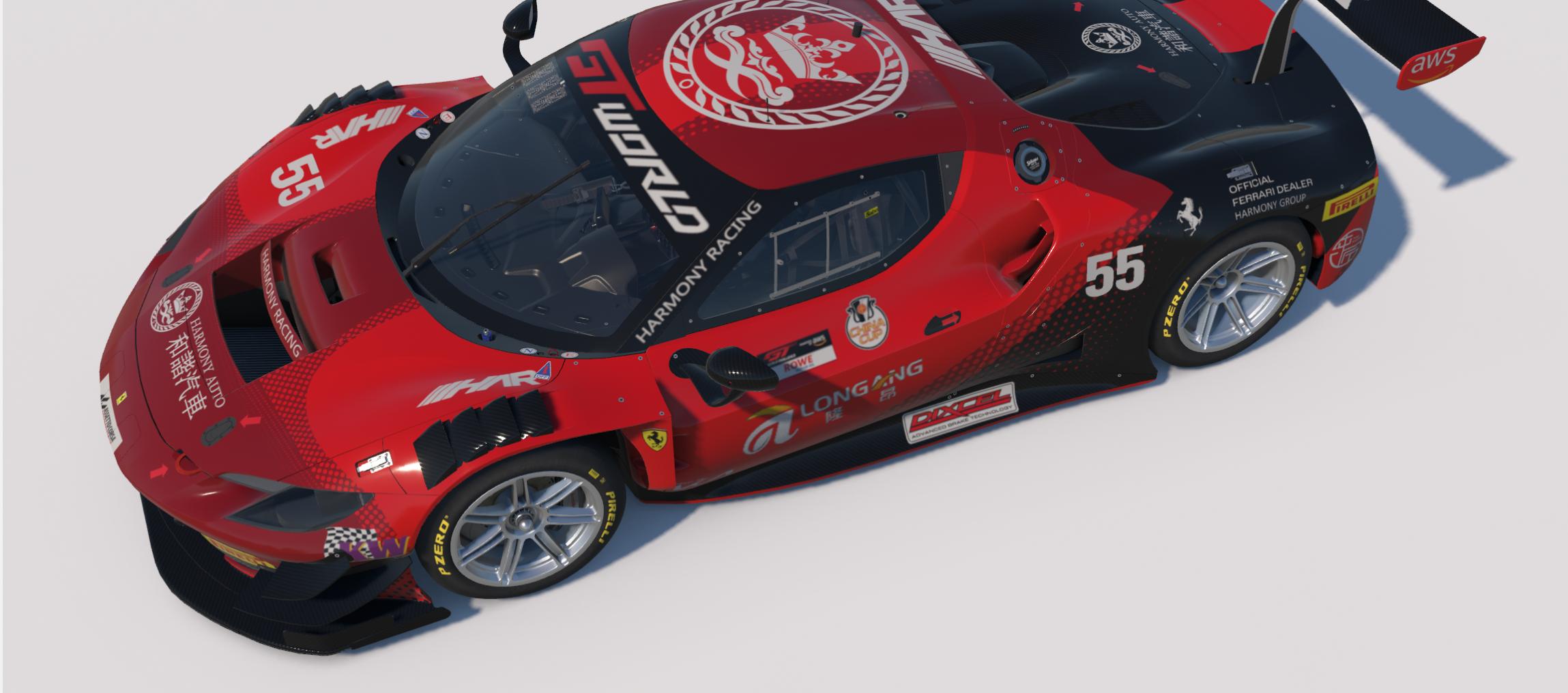 Preview of Harmony Racing Car #55 from the GTWC Asia 2025 finale by Keith Archer