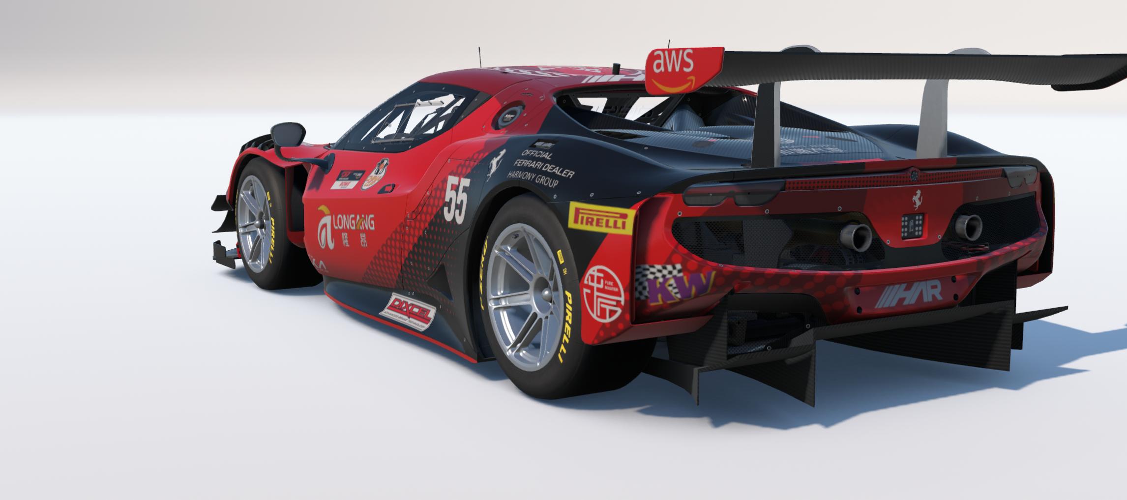 Preview of Harmony Racing Car #55 from the GTWC Asia 2025 finale by Keith Archer
