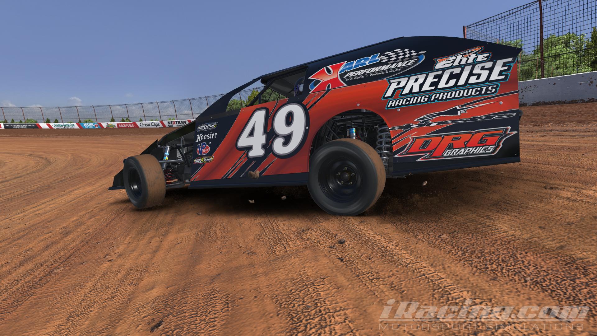 Preview of Iracing SlinginDirt Fix UMP Modified Template brycen plain by David R Galloway