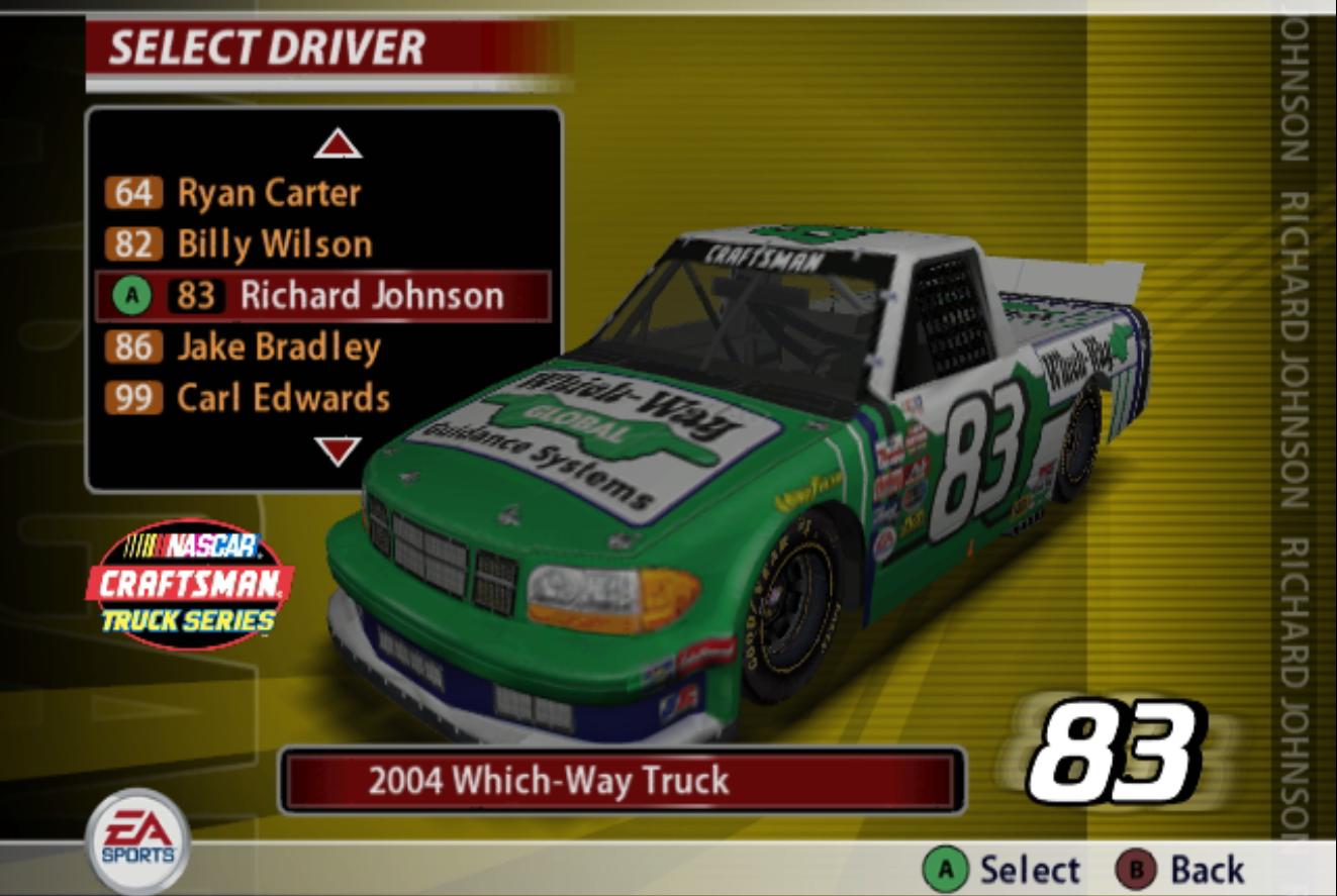 Preview of NASCAR 2005: Chase for the Cup - Which-Way Fictional by James Gutta