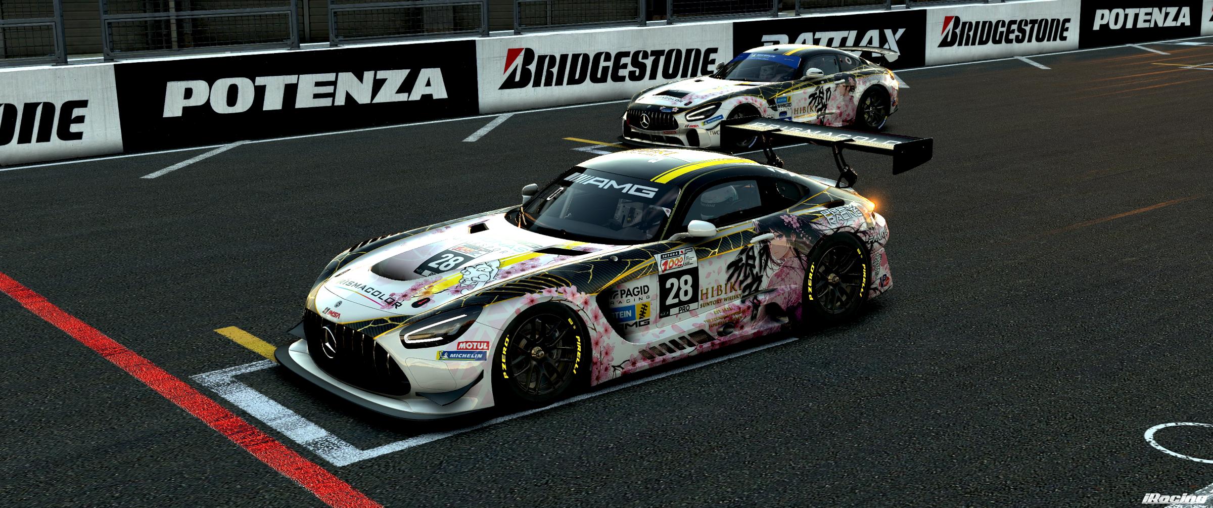 Preview of Suzuka 1000km Hibiki Harmony Prismacolor - Suzuka Mercedes AMG GT3 by Joshua JD Miller