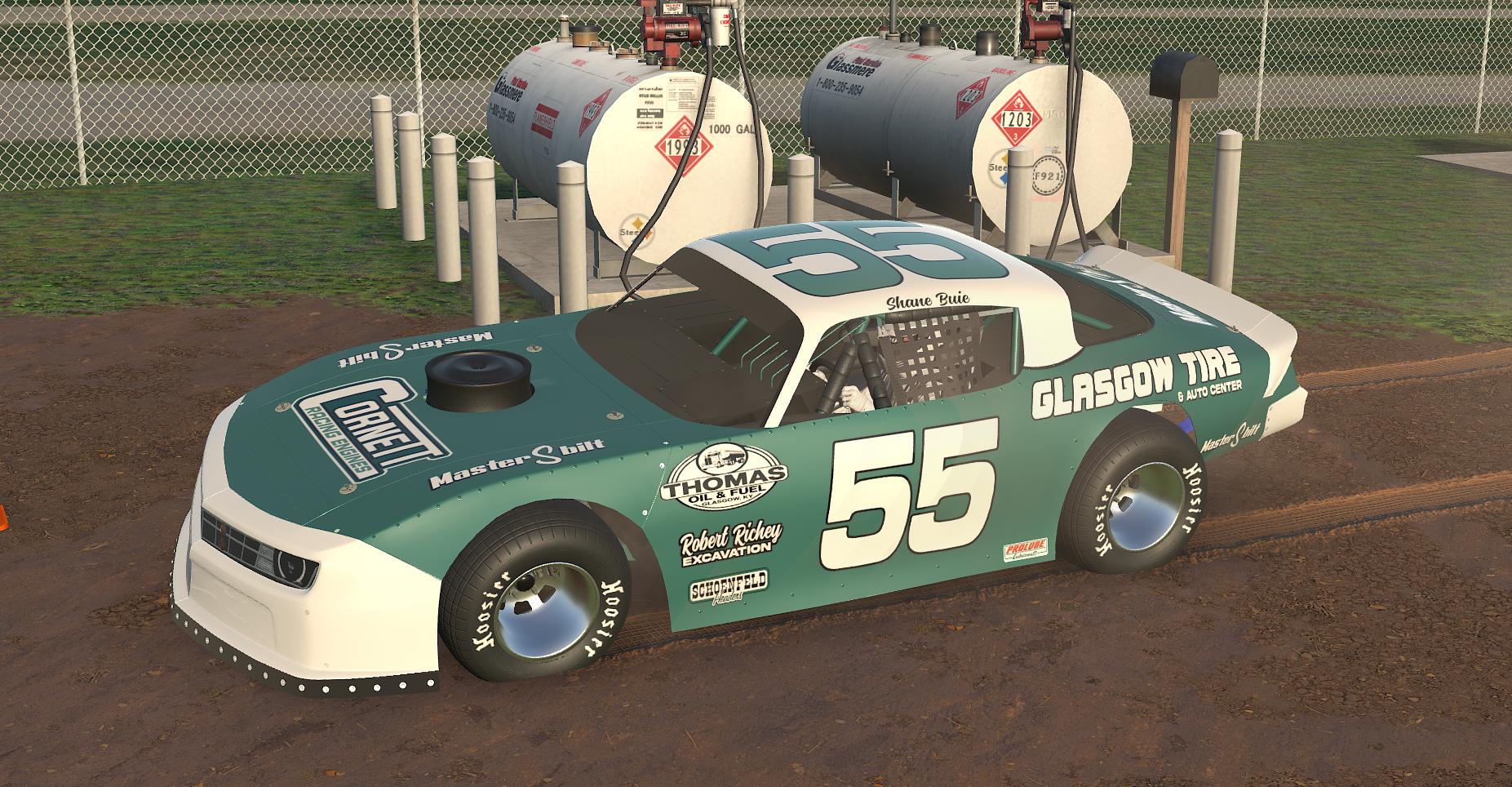 Preview of Glasgow Tire / Thomas Oil & Fuel Dirt Street Stock by Shane Buie