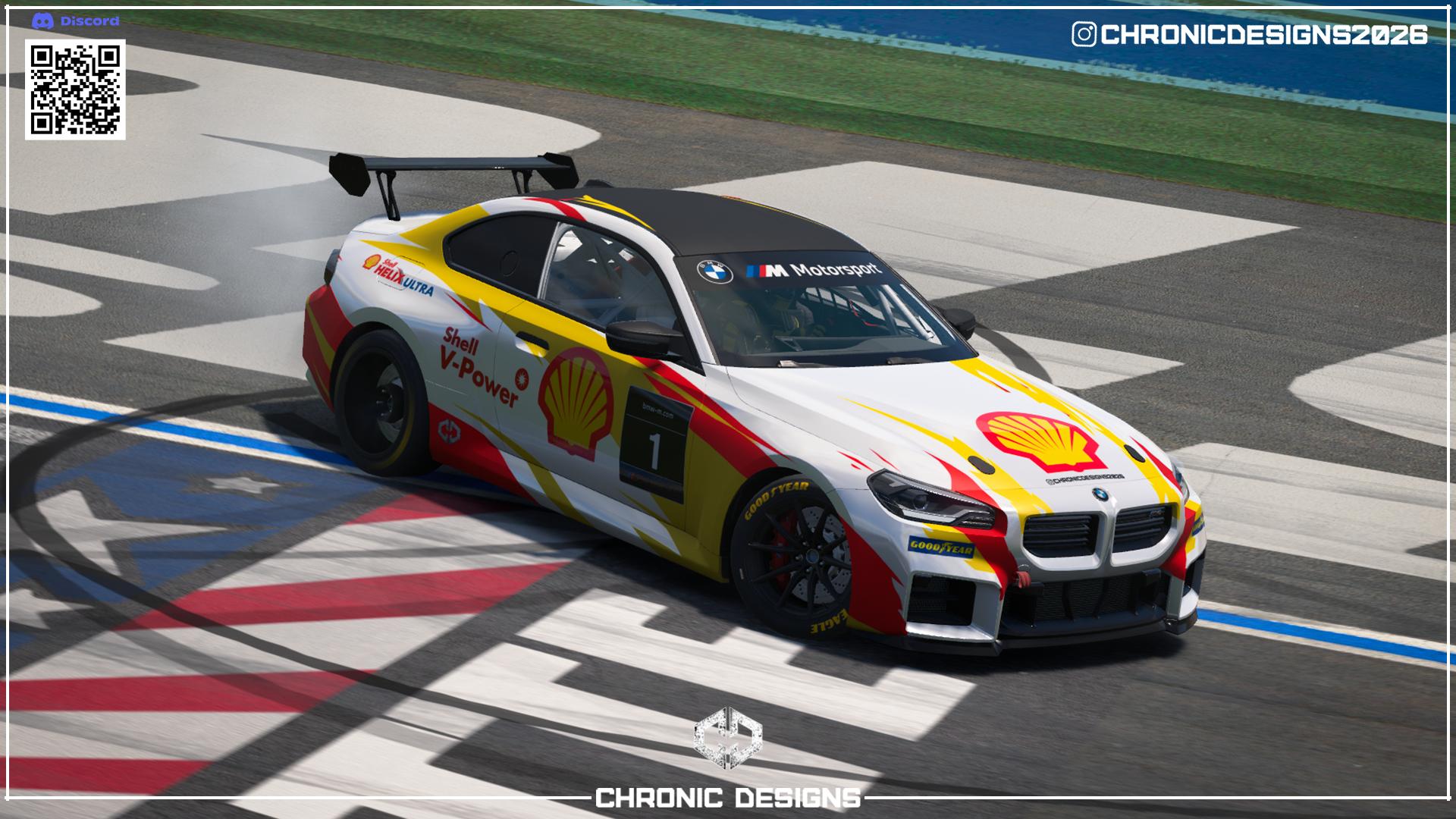 Preview of Shell Oil BMW M2 G87 - White by Shane Stanley