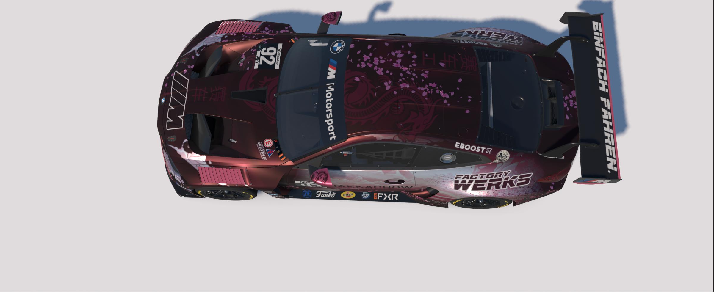 Preview of 2026 Factory Werks Hakkachow "Blossom Dragon" BMW GT3 W/ Spec Map by Rob Evans