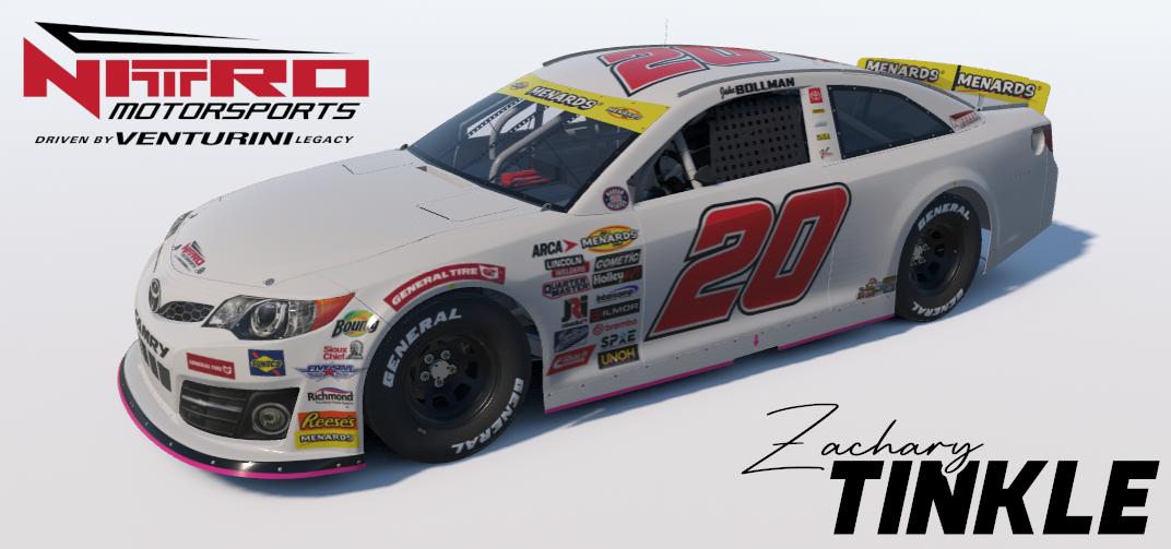 Preview of 2026 Jake Bollman #20 Nitro Motorsports / unsponsored V3 by Zachary Tinkle