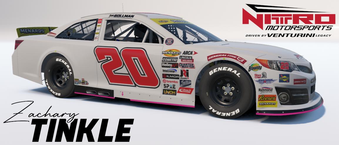 Preview of 2026 Jake Bollman #20 Nitro Motorsports / unsponsored V3 by Zachary Tinkle
