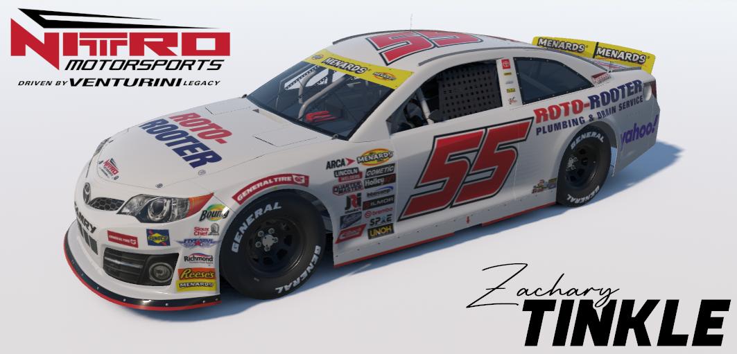 Preview of fictional Nitro Motorsports #55 Roto Rooter concept by Zachary Tinkle