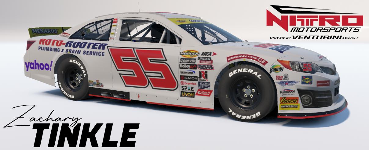 Preview of fictional Nitro Motorsports #55 Roto Rooter concept by Zachary Tinkle