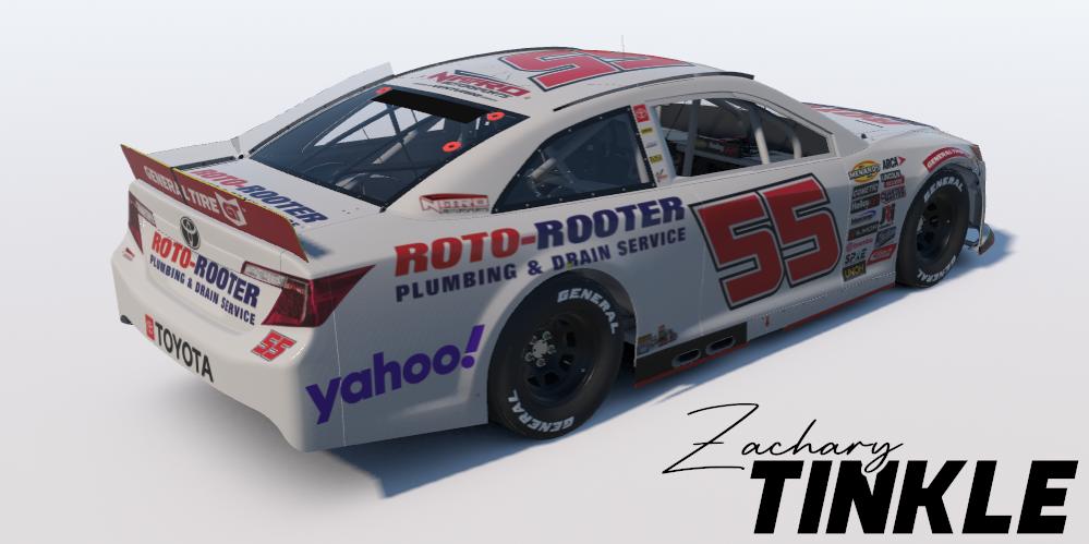 Preview of fictional Nitro Motorsports #55 Roto Rooter concept by Zachary Tinkle