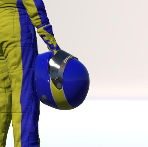 Preview of blue yellow helmet by Brant Mickel