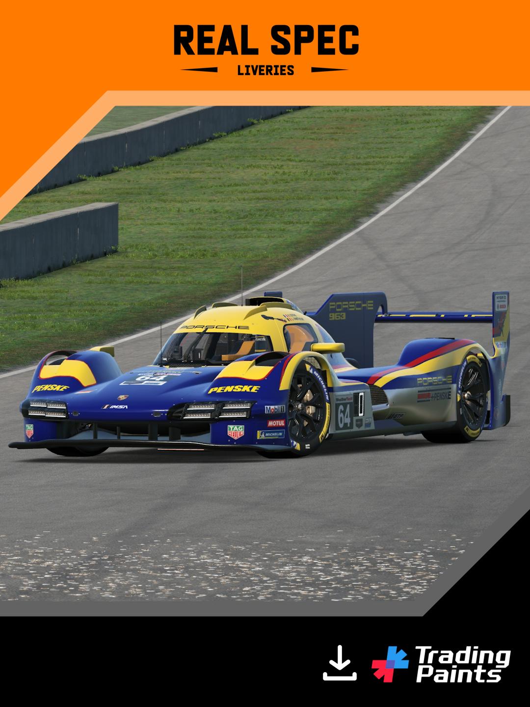 Preview of Porsche Penske special livery for 6h of Road America by Maximilian Damm