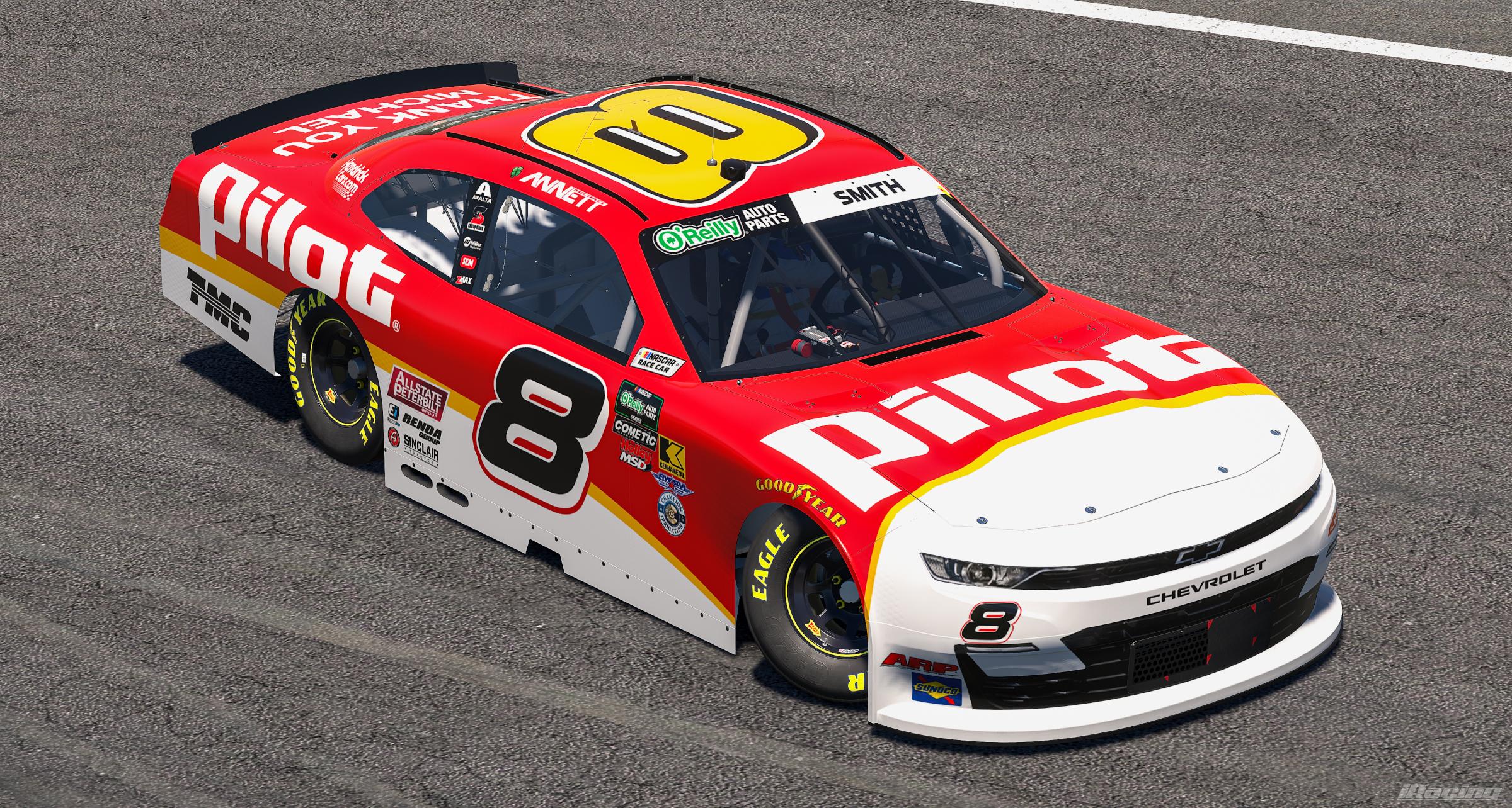 Preview of 2026 Sammy Smith Pilot Michael Annett Tribute Chevrolet (No #s) by Ryan A Williams
